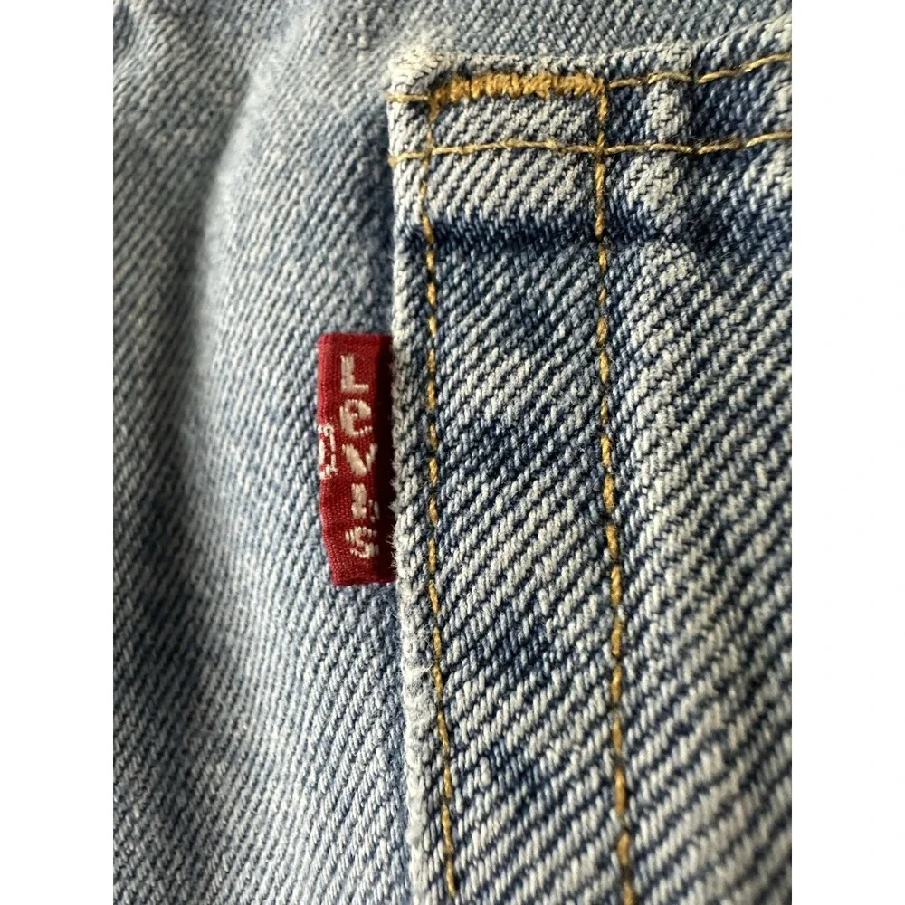 Vintage Levi's 505 33x32‎ Mens Jeans Straight Fit Y2K Light Wash Denim